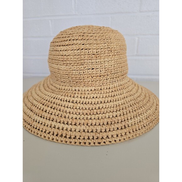 Helen Kaminsk Australia Handmade In Madagascar 100% Raffia Hat main image 5